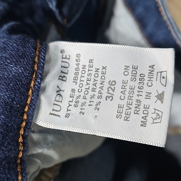 Judy Blue Relaxed Fit Jeans‎ Size 3/26 - Picture 9 of 11